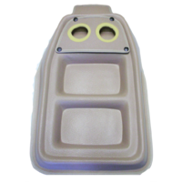 Crumbgrabba Utility Console Reduces mess and soiling to your vehicle interior Small Beige