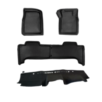 Combo Sandgrabba Mats Front and Rear Plus Dash Mat Landcruiser 70 78 79 Dual Cab 2012- 2023
