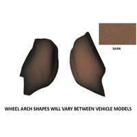 Loop Pile Moulded Carpet Suit Toyota Landcruiser 76 Series Five Door Wagon 2007-2022 Wheel Arch Floor Manual Bark