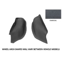 Loop Pile Moulded Carpet Suit Toyota Landcruiser 76 Series Five Door Wagon 2007-2022 Wheel Arch Floor Manual Charcoal