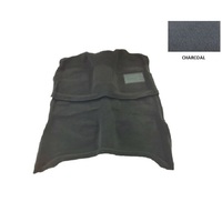 Loop Pile Moulded Carpet Suit Mazda BT50 Free Style Utility 2006-2011 Front And Rear Floor Automatic Charcoal