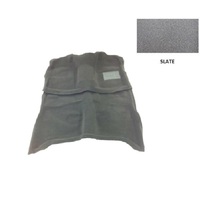 Loop Pile Moulded Carpet Suit Mazda BT50 Free Style Utility 2006-2011 Front And Rear Floor Automatic Slate