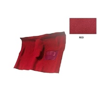 Plush Pile Carpet Ford F100 150 250 350 Two Door Utility 1980-1996 Red Floor Manual Front Only