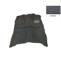 Plush Pile Moulded Carpets For Nissan Patrol GQ Two Door Utility 1988-1997 Front And Rear Floor Manual Charcoal