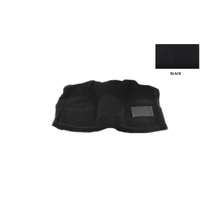 Plush Pile Moulded Carpet Suit Toyota Hilux Dual Cab Four Door Utility 2005-2015 Front Only Floor Auto Black