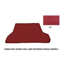 Plush Pile Moulded Carpet Suit Toyota Landcruiser 76 Series Five Door Wagon 2007-2020 Cargo Floor Automatic Red