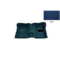Plush Pile Moulded Carpet Suit Toyota Landcruiser HJ FJ 70 73 74 Series MWB Wagon 1985-1999 Front Only Floor Automatic Blue