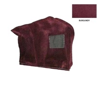 Plush Pile Moulded Carpet Suit Toyota Hilux Dual Cab Four Door Utility 2015- ON Front Only Floor Automatic Burgundy