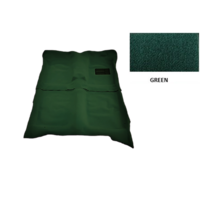 Plush Pile Carpet Chrysler Valiant AP5 Four Door Sedan 1963-1965 Green Column Automatic Front And Rear