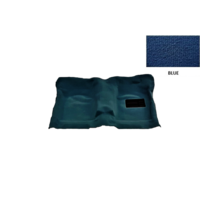 Plush Pile Carpet Chrysler Valiant AP5 Four Door Sedan 1963-1965 Blue Floor Automatic Front Only