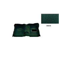 Plush Pile Carpet Chrysler Valiant AP5 Four Door Sedan 1963-1965 Green Floor Automatic Front Only