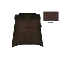 Plush Pile Carpet Chrysler Valiant AP5 Four Door Sedan 1963-1965 Brown Floor Automatic Front And Rear