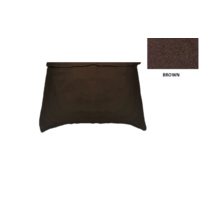 Plush Pile Carpet Chrysler Valiant AP5 Four Door Sedan 1963-1965 Brown Floor Manual Rear Only
