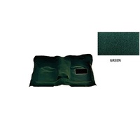 Plush Pile Carpets Daihatsu Charade G11 Four Door Sedan 1983-1987 Green Floor Manual Front Only