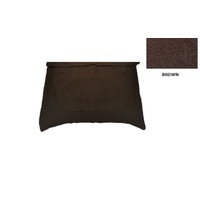 Plush Pile Carpets Daihatsu Charade G11 Five Door Hatch 1983-1987 Brown Floor Manual Rear Only