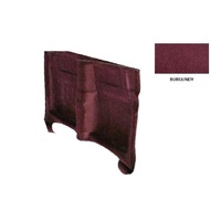 Plush Pile Carpets Daihatsu Charade G11 Three Door Hatch 1983-1987 Burgundy Floor Manual Rear Only