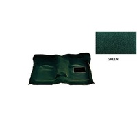 Plush Pile Carpets Daihatsu Charade G100 Five Door Hatch 1988-1991 Green Floor Manual Front Only