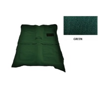 Plush Pile Carpets Daihatsu Charade G100 Four Door Sedan 1987-1993 Green Floor Manual Front And Rear 