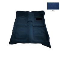 Plush Pile Moulded Carpet Holden HR Four Door Sedan 1966-1968 Blue Floor Manual Front And Rear