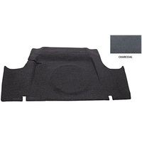 Plush Pile Carpet Ford Falcon XR Four Door Sedan 1966-1968 Charcoal Column Automatic Boot
