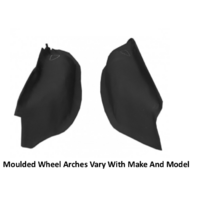 PVC Flooring To Suit Toyota Landcruiser 60 Series Five Door Wagon 3/4 Seat 1980-1988 Wheel Arches Floor Manual Black