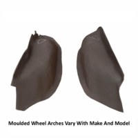 PVC Flooring To Suit Toyota Landcruiser 80 Series Five Door Wagon 1990-1997 Wheel Arches Floor Automatic Brown