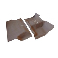 PVC Flooring To Suit Toyota Landcruiser 80 Series Five Door Wagon 1990-1997 Front and Rear Floor Manual Brown