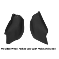 PVC Flooring Toyota Landcruiser 70 73 74 Series MWB 3 Door Wagon 1985-1999 Wheel Arches Floor Manual Black