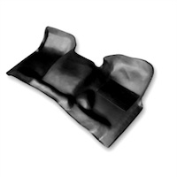 PVC Vinyl Flooring To Suit Volkswangen Amarok Dual Cab Four Door Utility 2010 - 2020 No Cup Holders Front Only Floor Automatic Black