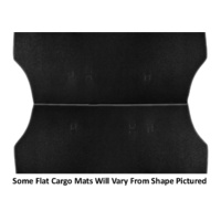 Sandgrabba Mats To Suit Isuzu MUX Five Door Wagon 2013 - 2015 Black Floor Automatic Cargo Large 7 Seat