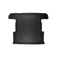 Sandgrabba Mats To Suit Lexus LX450d Five Door Wagon 2008 - 2021 Black Floor Automatic Cargo 8 Seat