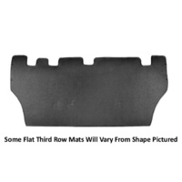 Sandgrabba Mats To Suit Nissan Patrol GU Y61 Five Door Wagon 1997-2016 Grey Floor Manual Third Row Flat