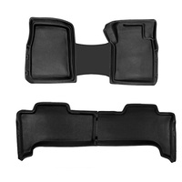 Sandgrabba Mats To Suit RAM Express Four Dour Utility 1500 Quad Cab 2018 -2021 Black Dash Automatic Front With Centre And Rear