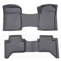 Sandgrabba Mats To Suit RAM Express Four Dour Utility 1500 Quad Cab 2018 -2021 Grey Dash Automatic Front With Centre And Rear