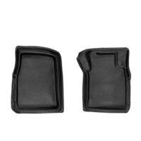 Sandgrabba Mats Suit RAM Laramie DT Four Door Utility 1500 Crew Cab 2021-2022 Dash Automatic Black Front 
