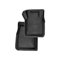 Sandgrabba Mats To Suit Ssangyong Musso Dual Cab Utility 2019 - ON  Black Floor Manual Front Only