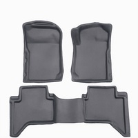 Sandgrabba Mats To Suit Ssangyong Rexton Five Door Wagon 2020-ON Grey Floor Automatic Front And Rear
