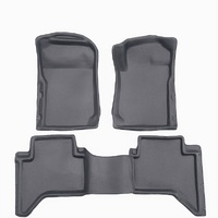 Sandgrabba Mats To Suit Ssangyong Rexton Five Door Wagon 2020-ON Grey Floor Manual Front And Rear