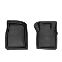 Sandgrabba Mats To Suit Toyota Prado 90 Series SWB Three Door Wagon 1996-2003 Black Floor Manual Front Only