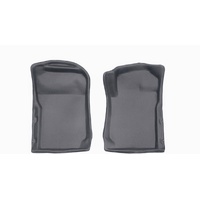 Sandgrabba Mats To Suit Toyota Hilux Dual Cab Four Door Utility 2015- ON Grey Floor Automatic Front Only