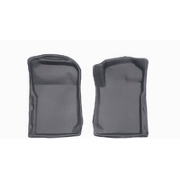 Sandgrabba Mats To Suit Toyota Hilux Dual Cab Four Door Utility 2015- ON Grey Floor Manual Front Only