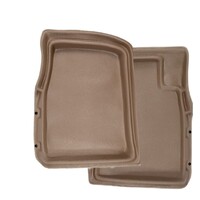 Sandgrabba Mats To Suit Toyota Kluger Five Door Wagon All Models 2014 - 2021 Beige Floor Automatic Front Only