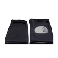 Trap Mats Carpet To Suit Jeep Cherokee Five Door Wagon 2008-2012 Black Floor Automatic Front And Rear