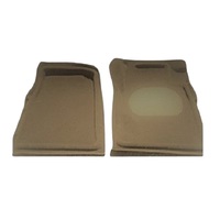 Carpet Trap Mats To Suit Suit Suzuki Jimny Three Door Wagon 2019- ON  Beige Floor Automatic Front Only
