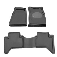 Carpet Trap Mats To Suit Suit Suzuki Jimny Three Door Wagon 2019- ON  Grey Floor Automatic Front And Rear