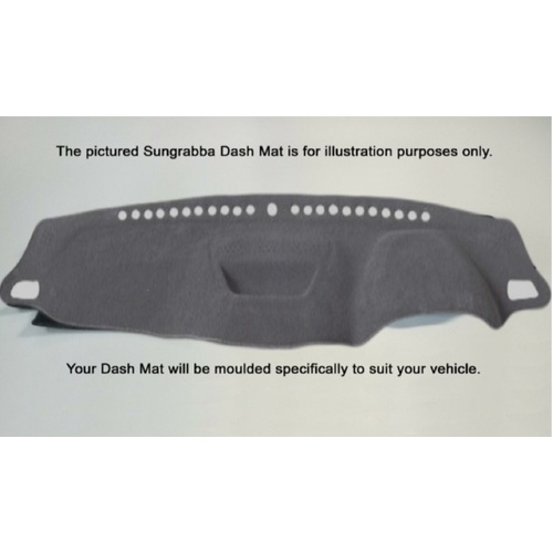 Sungrabba Dash Mat To Suit Ford Ranger Next Gen All Models 2022- ON  Grey