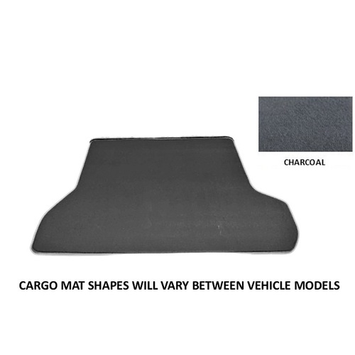 Plush Pile Moulded Carpet Toyota Landcruiser 80 Series GX GXL Saraha 1990-1997 [Carpet Type: Cargo] [Transmission: Floor Automatic] [Colour: Charcoal]