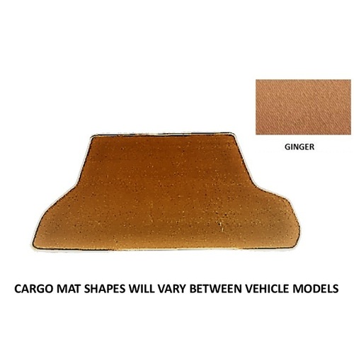 Plush Pile Moulded Carpet Toyota Landcruiser 80 Series GX GXL Saraha 1990-1997 [Carpet Type: Cargo] [Transmission: Floor Automatic] [Colour: Ginger]