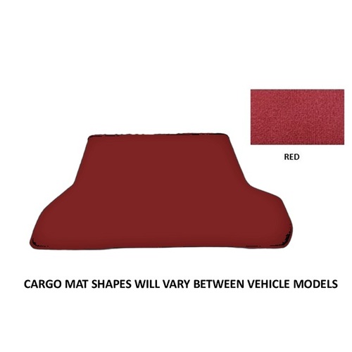 Plush Pile Moulded Carpet Toyota Landcruiser 80 Series GX GXL Saraha 1990-1997 [Carpet Type: Cargo] [Colour: Red] [Transmission: Floor Automatic]