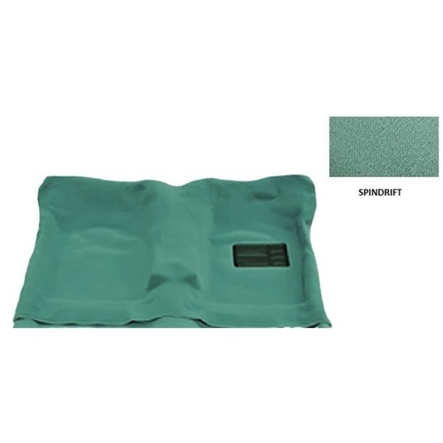 Plush Pile Moulded Carpet Toyota Landcruiser 80 Series GX GXL Saraha 1990-1997 [Carpet Type: Front Only] [Colour: Spindrift] [Transmission: Floor Auto